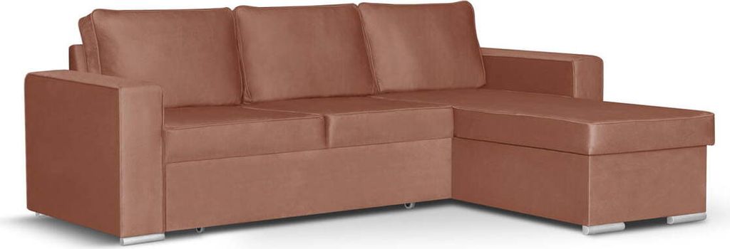 Ecksofa mit Schlaffunktion PANORAMIX-L - Orange