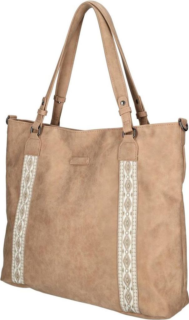 XL großer Damen Shopper Umhängetasche Tasche Leder Optik Schultertasche Büro Arbeit Neblig Rosa