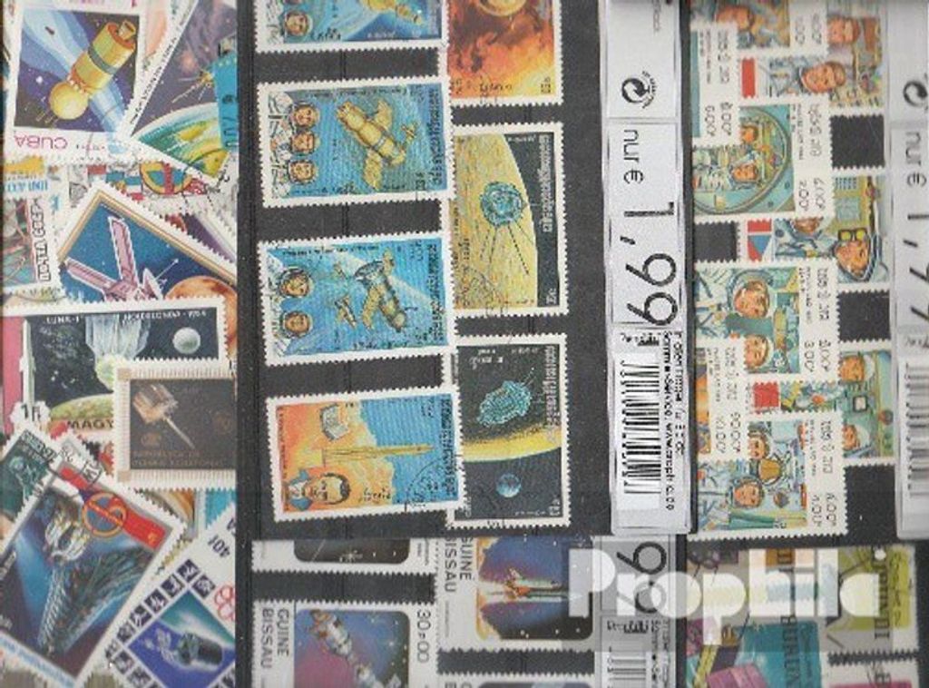 Briefmarken Motive Remittendenkiste Weltraum