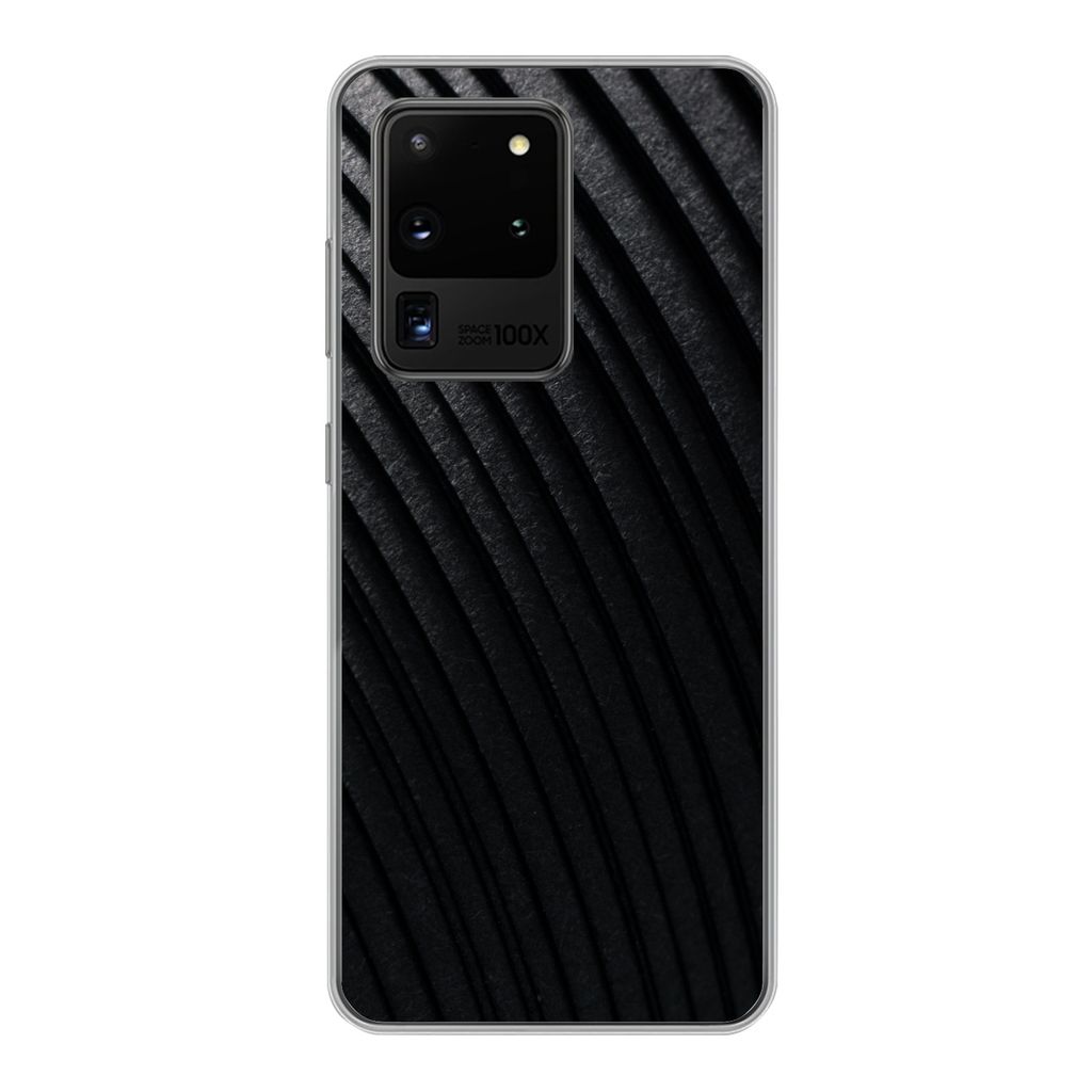 MuchoWow Handyhülle Schutzhülle Hülle für Samsung Galaxy S20 Ultra Papier - Farbton - Abstrakt Silikon Softcase Handy Hülle - Karteninhaber