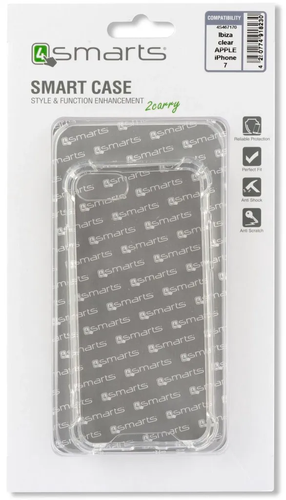 4smarts Coque IBIZA pour iPhone SE 2020 8 7 Transparente Rigide - 9