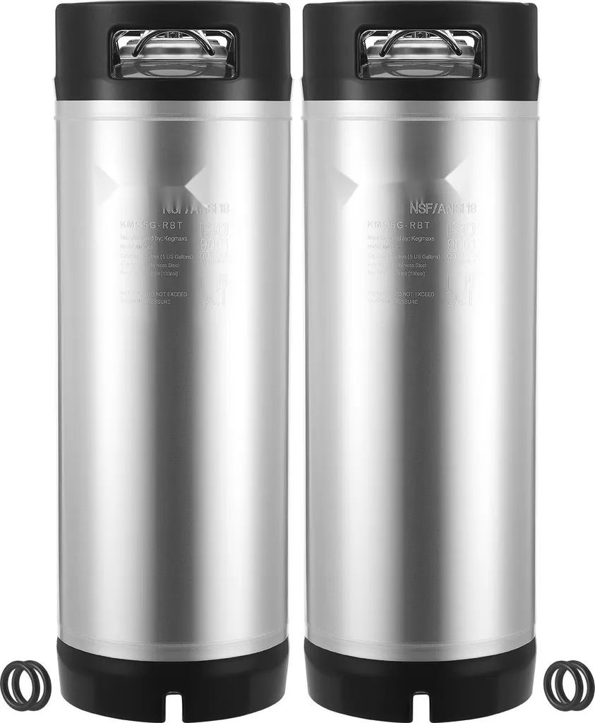 Équipement de brassage bière et Cold Brew - 2 Fûts Cornelius 19L Inox