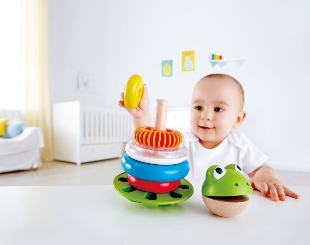 Hape Stapel Frosch Produktbild 6