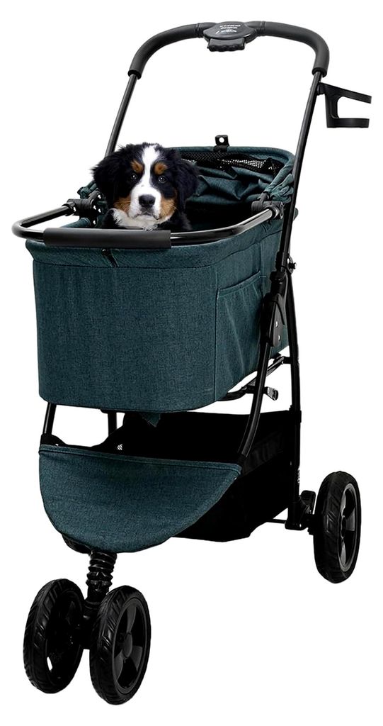 Faltbarer Haustierwagen Grün 78 x 54 x 101 cm Oxford Stoff
