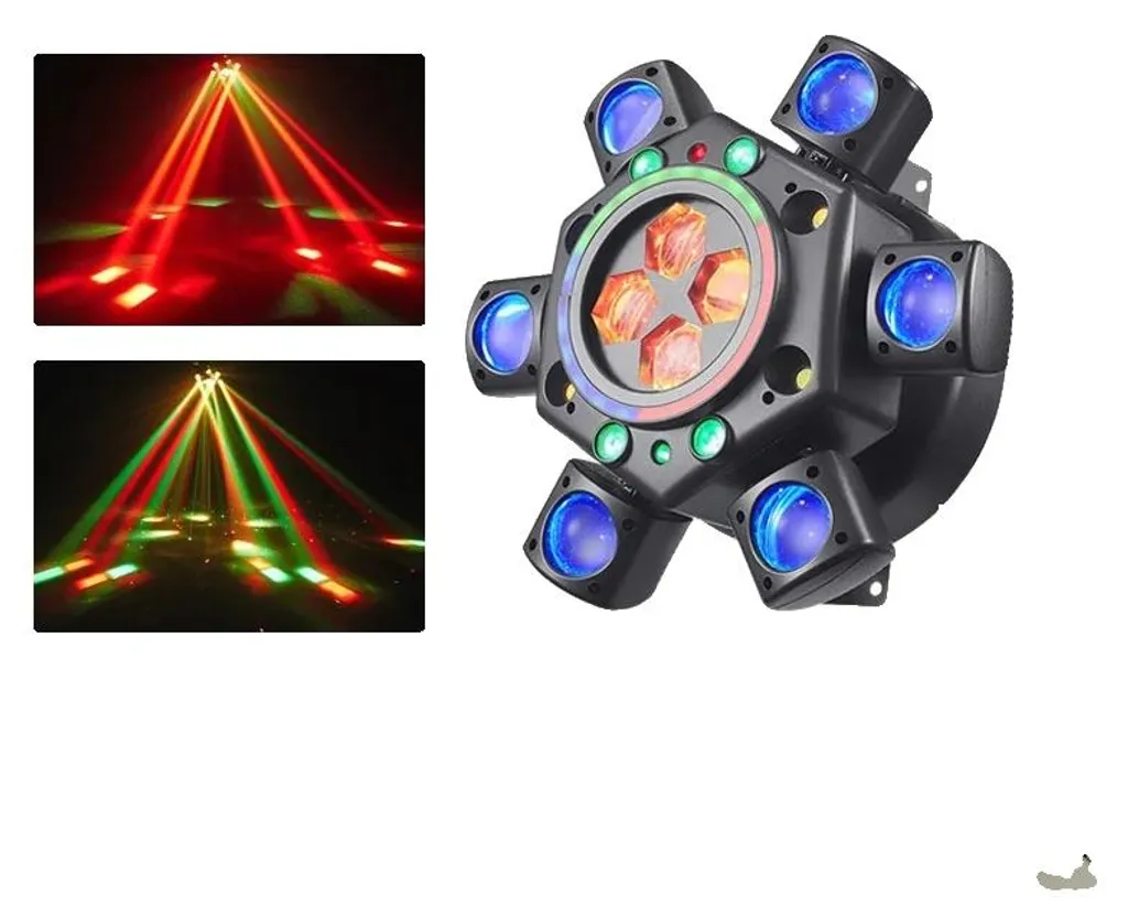 Éclairage de Scène DMX 120W pour DJ et Clubs - Barre LED Laser Spectacle