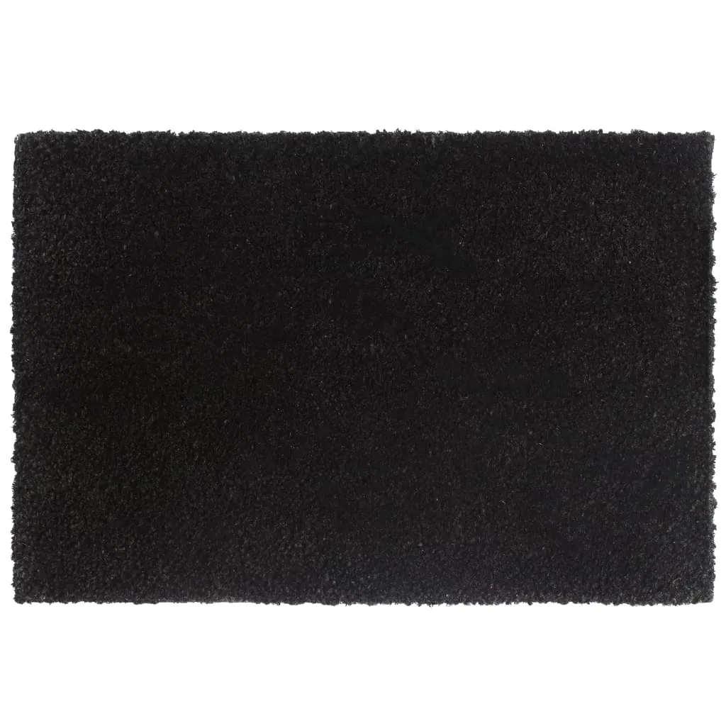Tapis d'entrée fibre de coco tuftée noir 40x60 cm vidaXL ultra-absorbant