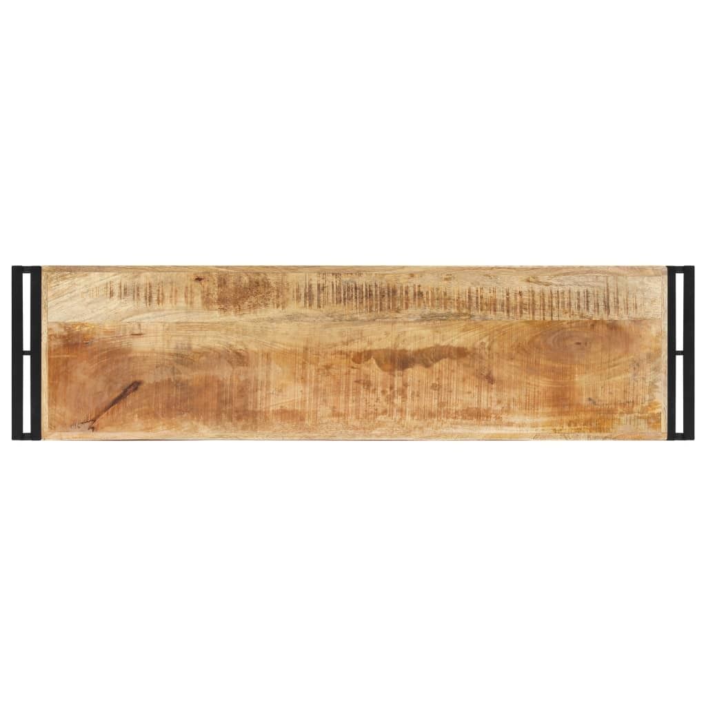 "2026 Aktion"Konsolentisch/Beistelltisch Moderner design - Sofatisch für Wohnzimmer - 120x30x75 cm Raues Mangoholz DEMöbel 5333420
