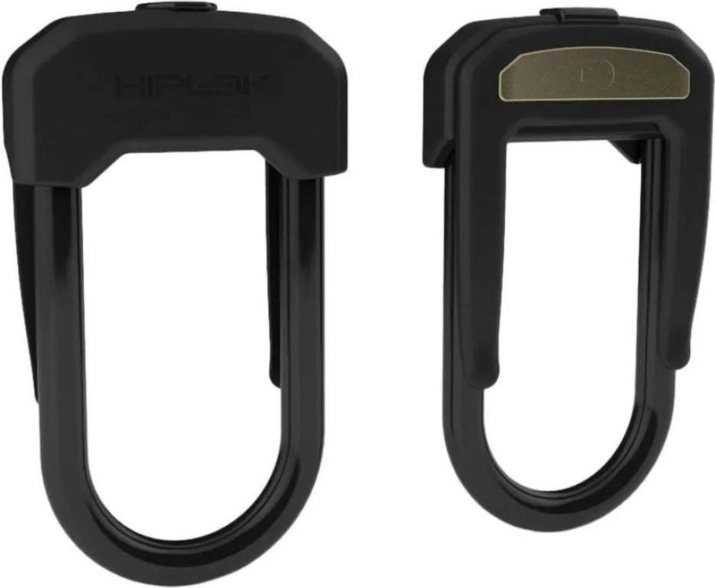 Hiplok D, U-Schloss, Schwarz, Gummi, Stahl, 1,3 cm, Schlüssel