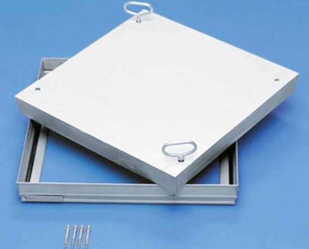 ZARGES Schachtabdeckung Stahl verzinkt 600 x 600 mm 47033