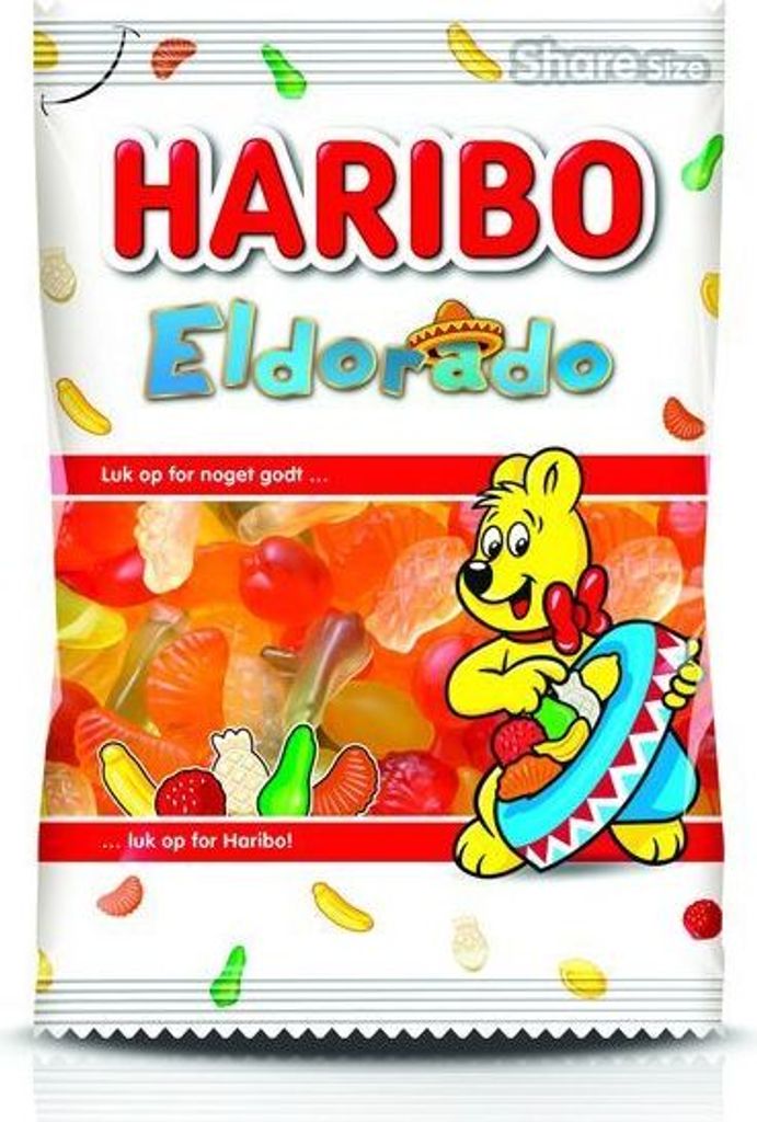 Haribo Eldorado Fruchtgummi-Mischung 375g bunte Tüte Produktbild 
