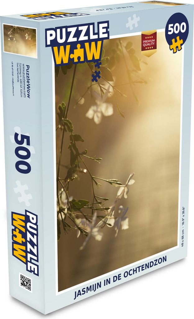 MuchoWow Puzzle 500 Teile Jasmin in der Morgensonne - Denken - Spiel - Toy