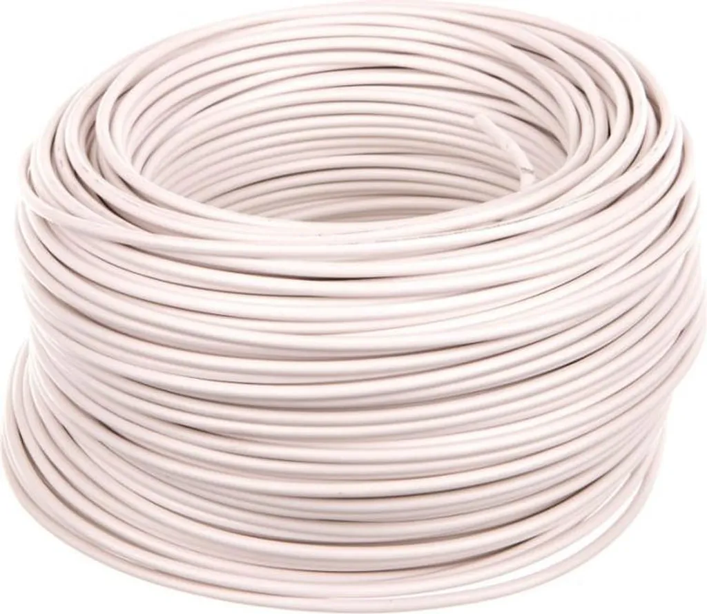 Matassa Cavo Unipolare H07V-K 2.5 Bianco 100 Metri - Alta Qualità