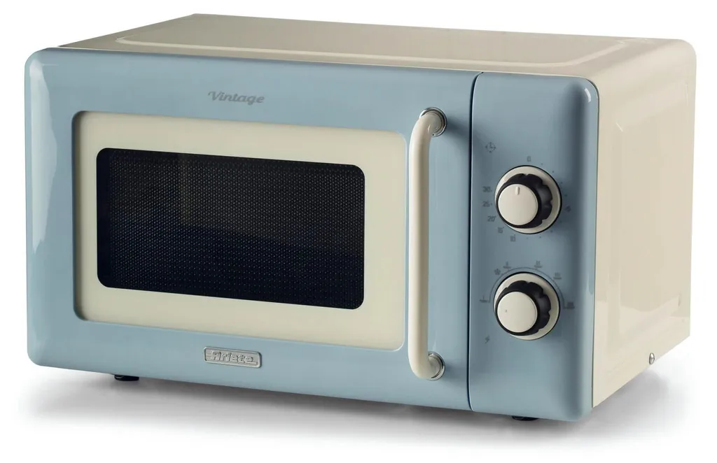 Micro-ondes Ariete 20L Bleu Pastel 800W avec 5 Niveaux de Puissance