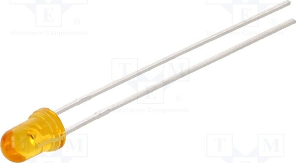 5x LED orange 65÷180mcd 3mm 45° LTL1CHJFTNN LED Dioden THT 3mm