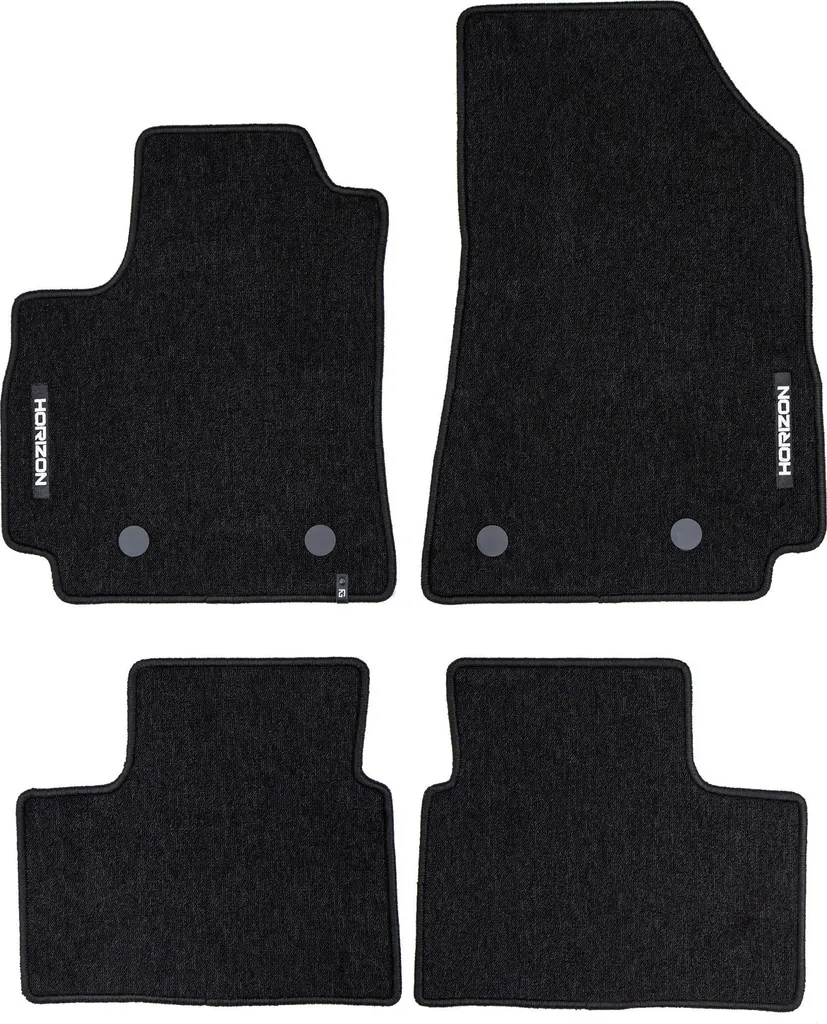 Tappetini Velours per Renault Arkana 2019-25 Tappetini auto in moquette nero 4pz