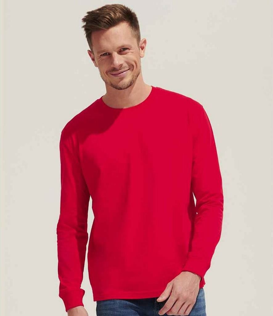 SOLS - "Pioneer" T-Shirt für Herren/Damen Uni Langärmlig PC5204 (XL) (Weiß)