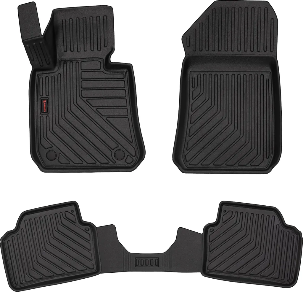 Set 4 Tappetini Gomma 3D BMW E91 2004-2011 | Bordi Alti Anti-Liquido