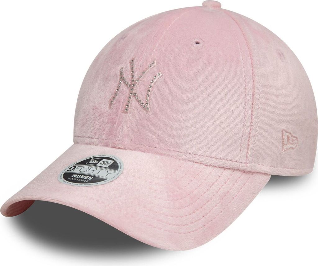 New Era Women MLB 9FORTY Diamant Cap New York Yankees light pink