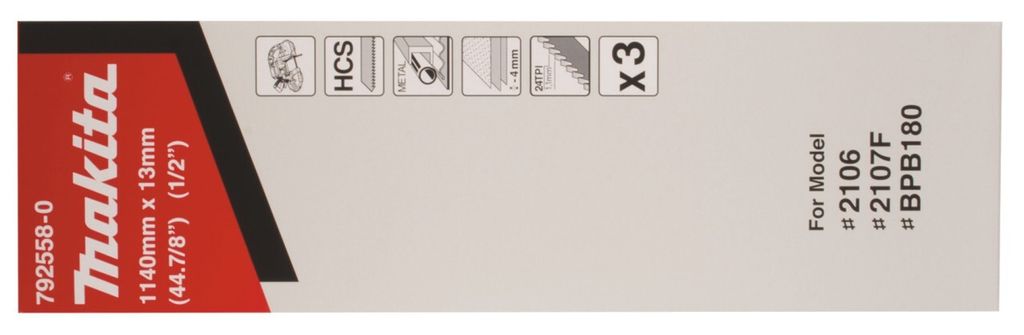 Makita Bandsägeblatt 24Z, 3 Stk.