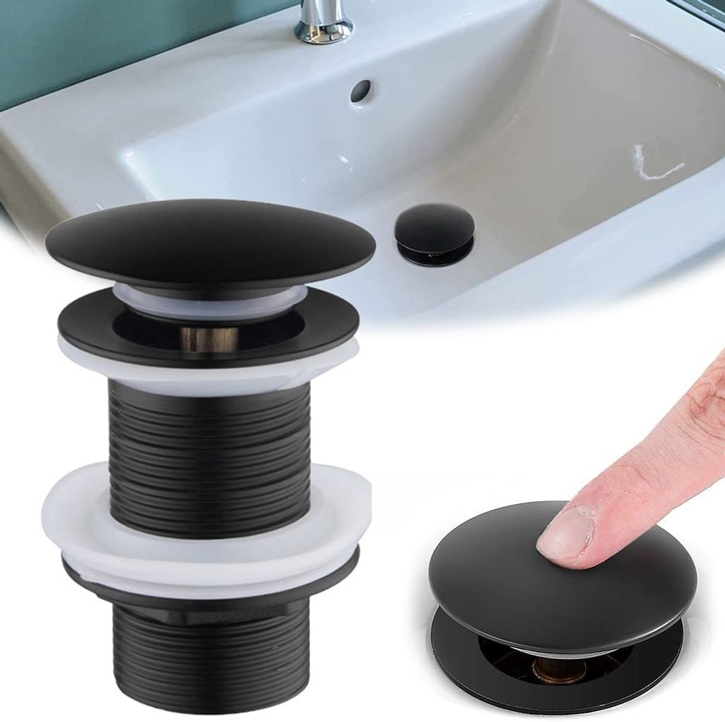 Ablaufgarnitur Pop-Up Ventil für Waschbecken 1 1/4 Zoll aus