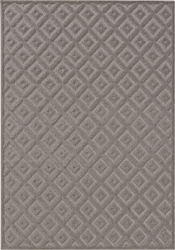Interiyou Teppich Lecce Hellgrau D1 140x200 cm