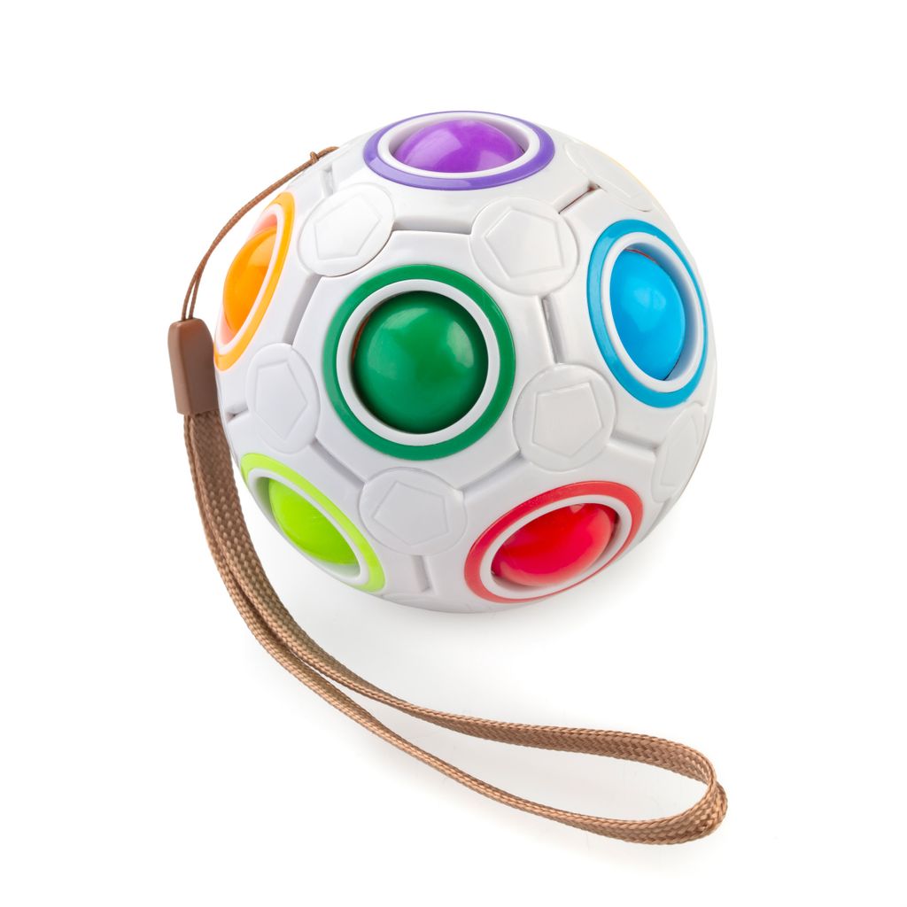 Fidget Toy Ball Magic Regenbogen Puzzle Würfel Stressabbau Spielzeug für Kinder 