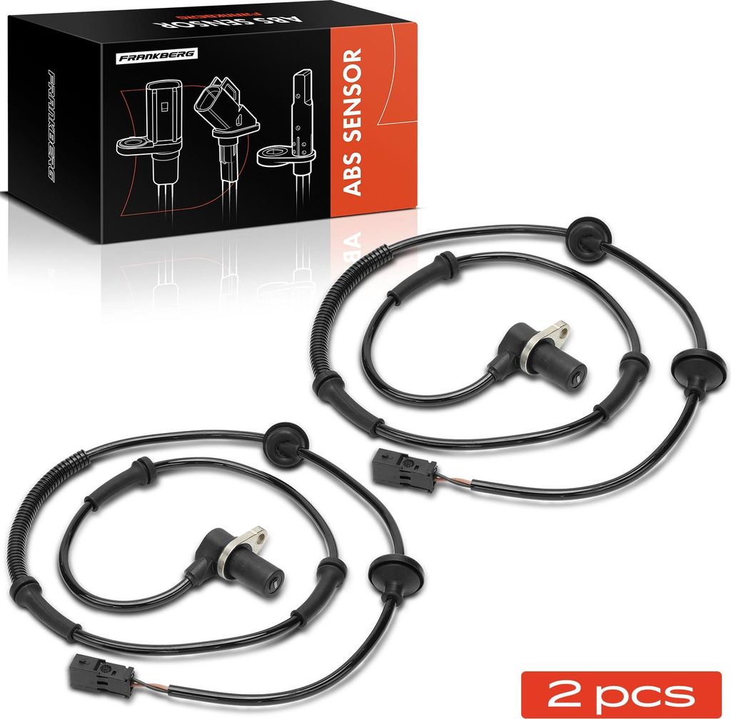 Frankberg 2x ABS Sensor Hinterachse beidseitig für Audi A6 Avant 1.8L 1.9L 2.0L 2.4L 2.5L 2.7L 3.0L 1997-2005