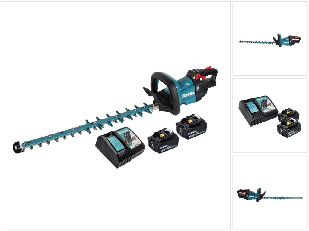 Makita DUH 602 RT2 Akku Heckenschere 18 V 60 cm Brushless + Produktbild 