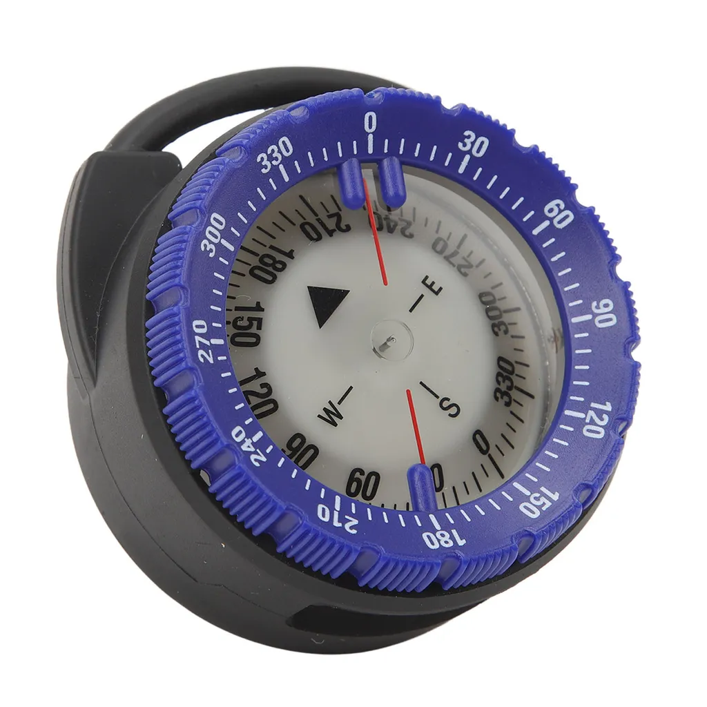 Boussole De Navigation Magnétique – Noir – 5,5 X 3 Cm – Réglable – Pour Voiture Ou Randonnée