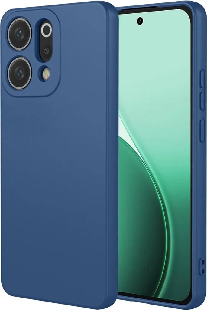 Cover Blu Scuro Oppo Reno 14 Phonesta Soft Silk - Chic e Protettiva