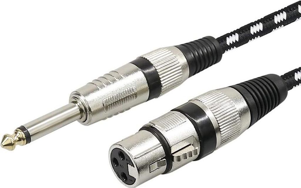 INF 6,5mm auf XLR Female Mikrofonkabel - Für Verstärker, Mixer & Audio 5 m