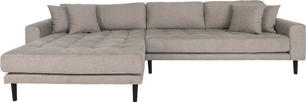House Collection Ecksofa Milo Lounge Sofa Links Steingrau