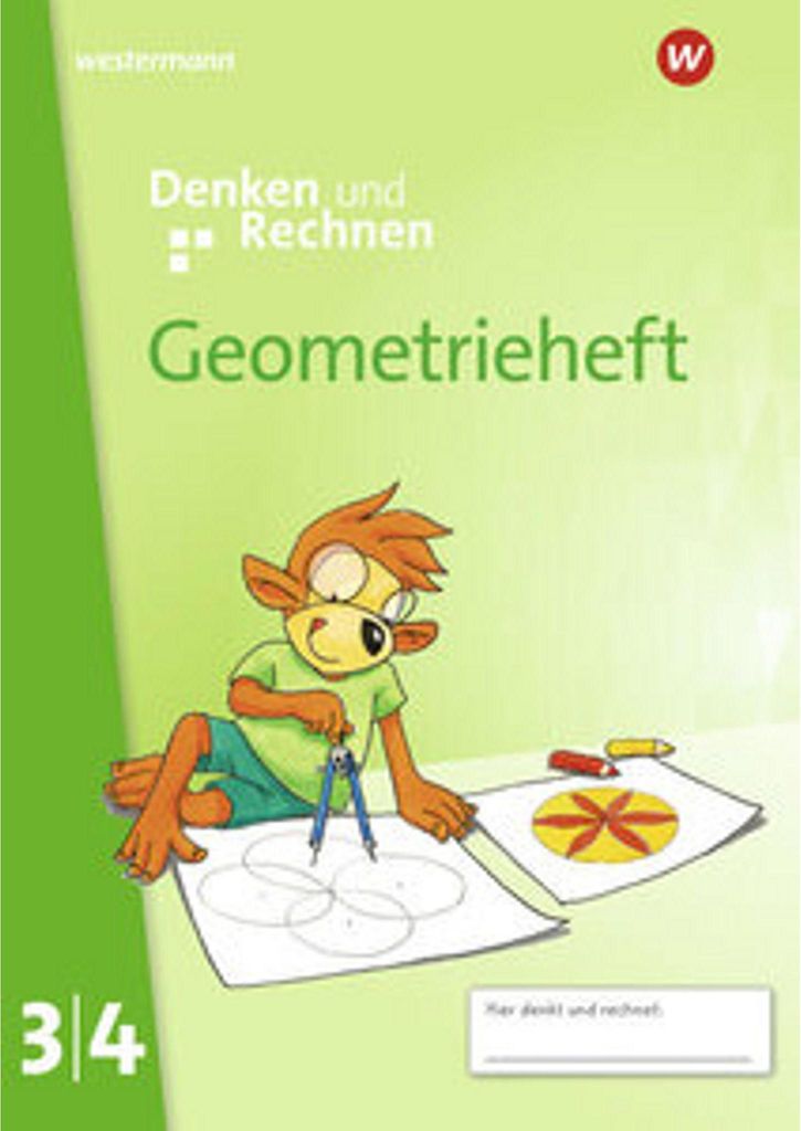 Denken und Rechnen. Geometrieheft 3/4. Allgemeine Ausgabe Image du produit 