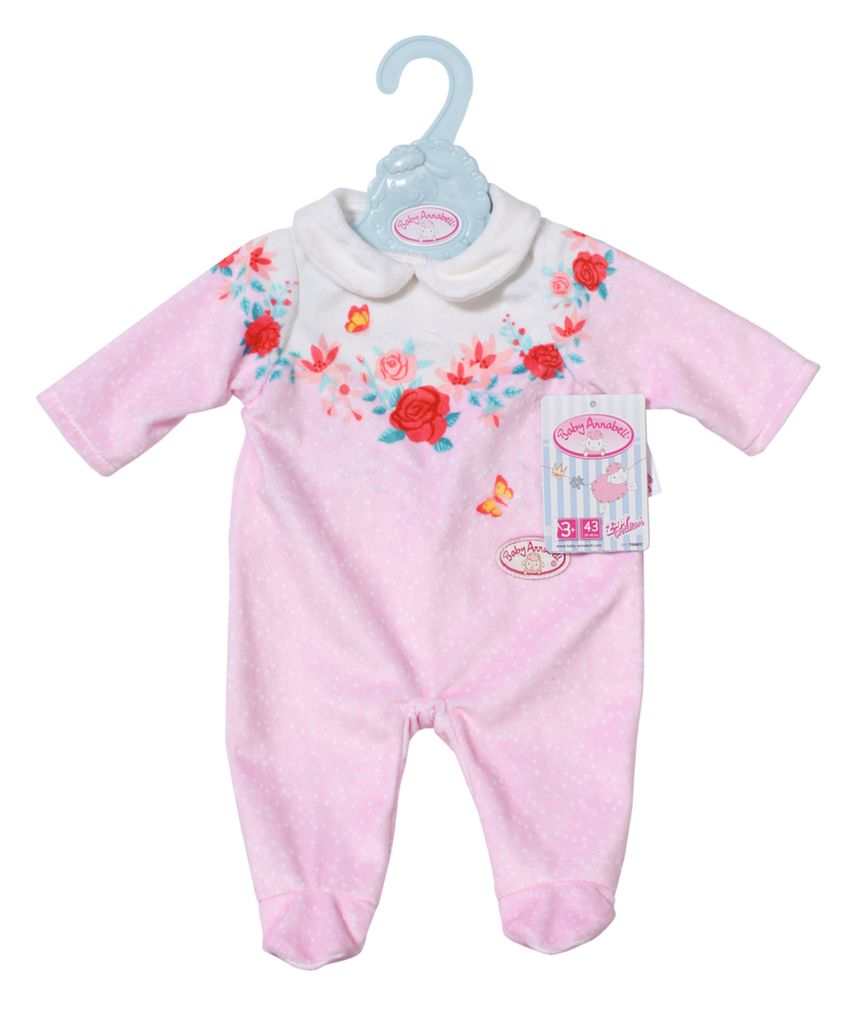 Baby Annabell Strampler Rosa Blumen 43 Produktbild 