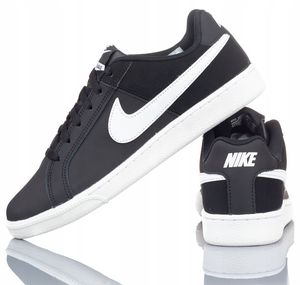 Nike Wmns Court Royale, Männlich, Erwachsener, Modische Sneakers, Schwarz, Weiß, Einfarbig, Schnürverschluss