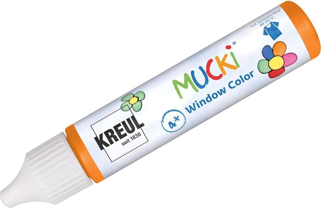KREUL Window Color Pen "MUCKI" orange 29 ml Produktbild 
