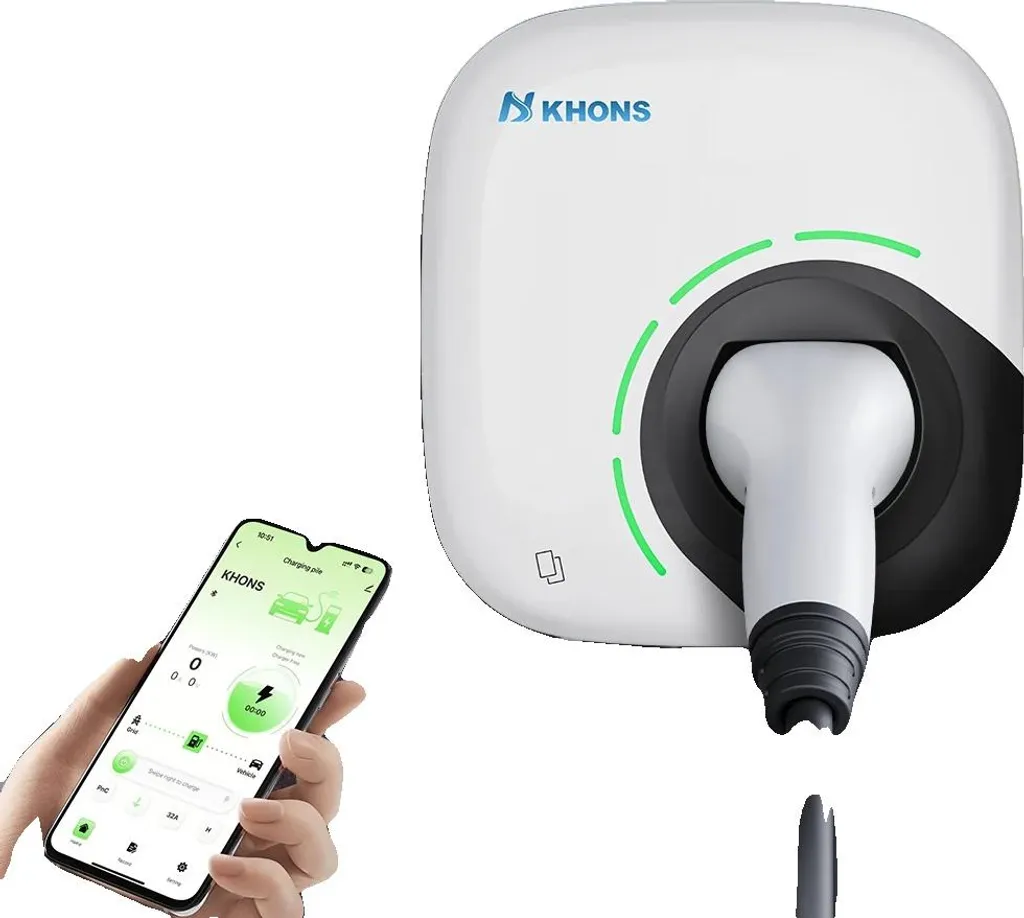 Chargeur EV 7KW 32A Monophasé avec Contrôle par Application Type 2