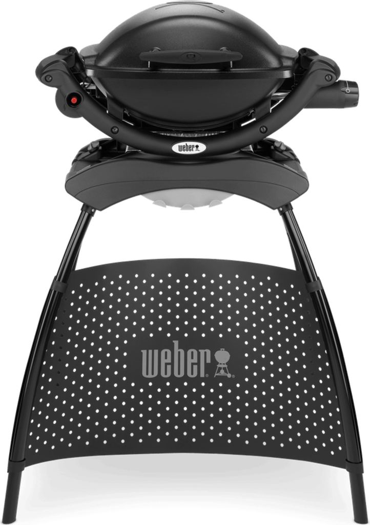 Weber Q1000 Barbecue de Gas, 43 x 32 cm, mit Ständer, Schwarz 50010353