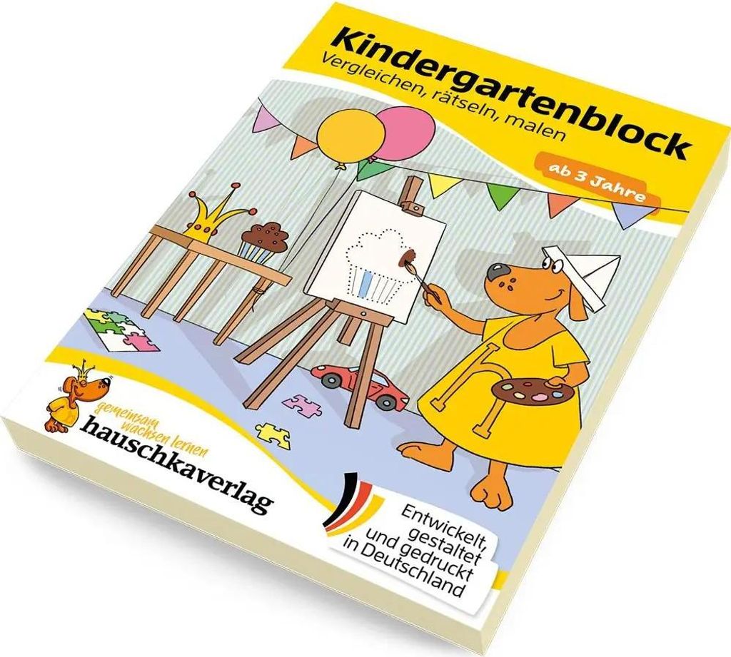 Kindergartenblock ab 3 Jahre - Vergleichen, rätseln und malen