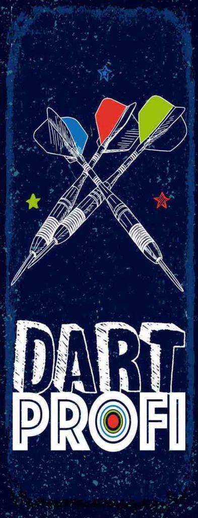 vianmo Holzschild 27x10 cm Dart Profi Dartpfeile Sport Hobby