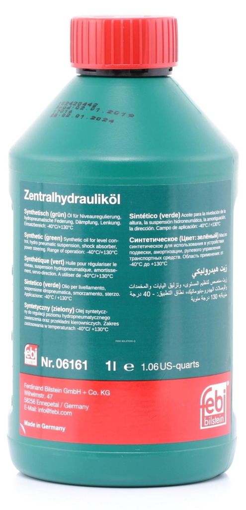 FEBI BILSTEIN Servoöl Zentralhydrauliköl 06161 für VW Golf Produktbild 