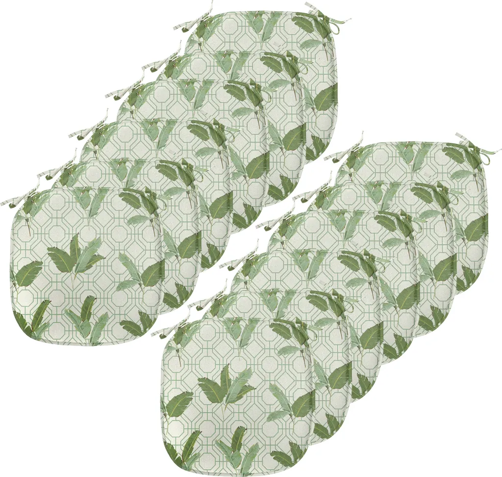 Occasione Set 12 Cuscini Sedie 40x40 Impermeabili - Design Botanico