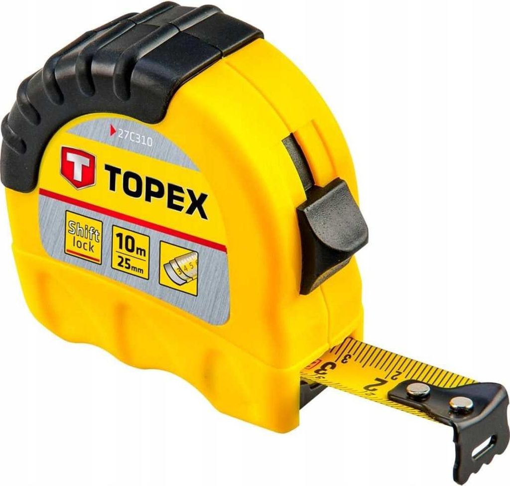 TOPEX Stahl-Maßband 10 m x 25 mm Produktbild 