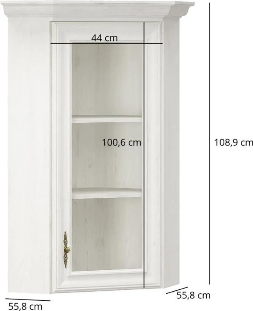 Étagère d'angle Irys : solution anti-encombrement pour petits espaces
