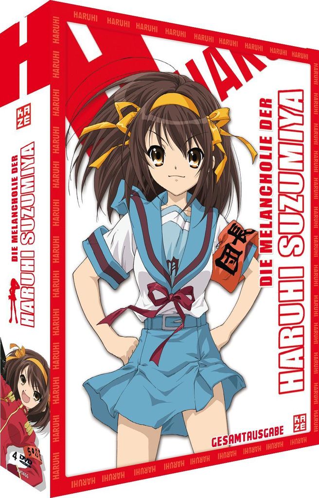 Melancholie der Haruhi Suzumiya - BOX 1 kompl. Staffel 1 | Ep.: 01-14 4DVDs