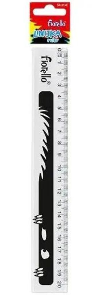 20 cm lange Kunststofflineal von FIORELLO