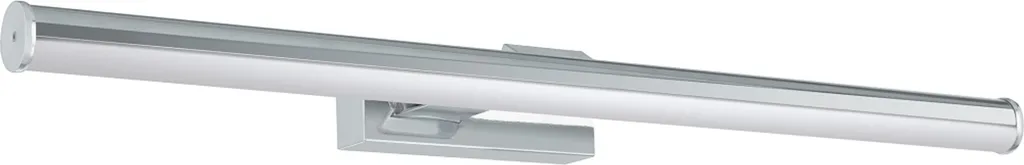 Lampe miroir LED 60cm chrome blanc Vadumi pour salle de bain moderne