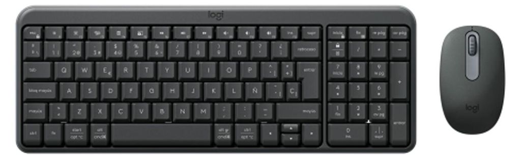 Logitech MK250, Bezprzewodowy, RF Wireless + Bluetooth, Zdjęcie produktu 