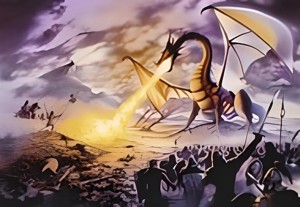 Puzzle 300 Pièces Attaque de Dragon - Idée Cadeau Anniversaire Enfant