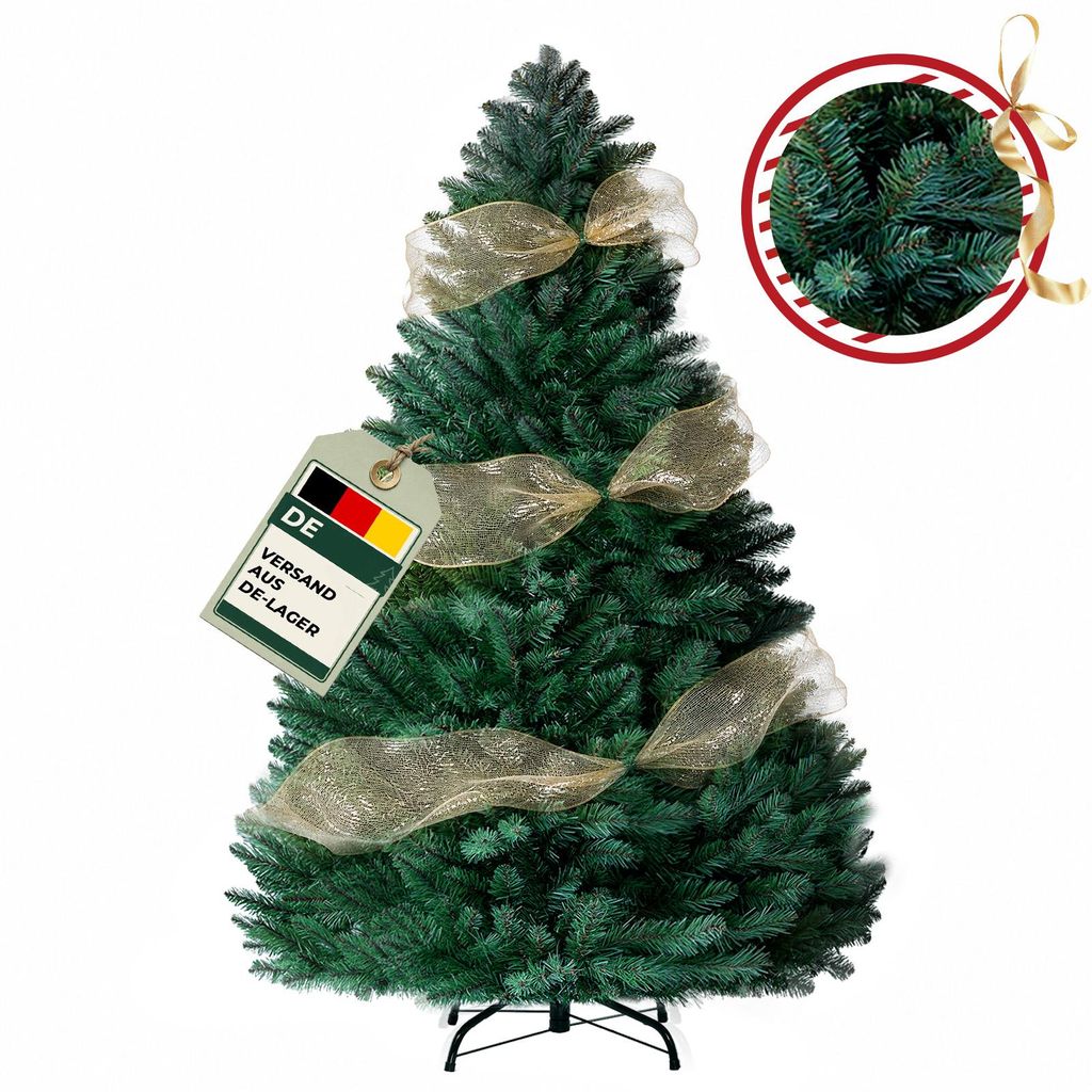 COMHOMA Kunstkerstboom, kerstdecoratie, 195 cm, Productafbeelding 